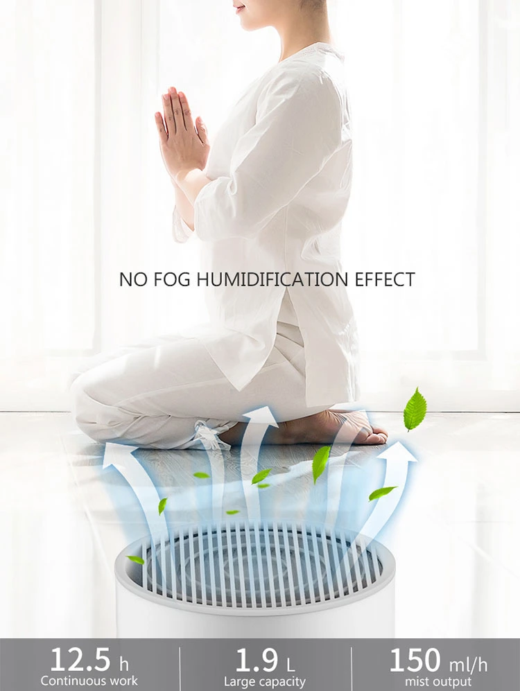 OEM Slim Intelligent Floor Standing Automatic Humidifying Air Purifier for Commercial Office