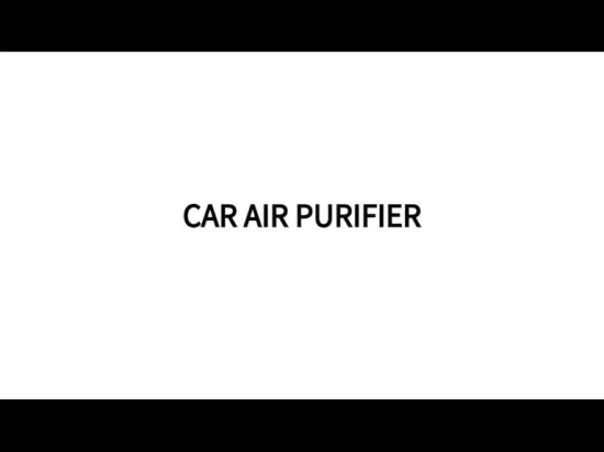 ABS Car Air Purifier W/ Visible Air Quality Indicator